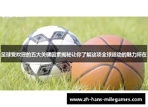 足球受欢迎的五大关键因素揭秘让你了解这项全球运动的魅力所在